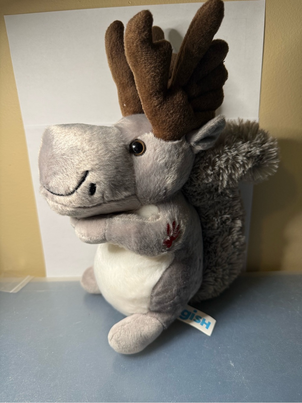 Supernatural Gish Squoose (squirrel/moose) Plushie